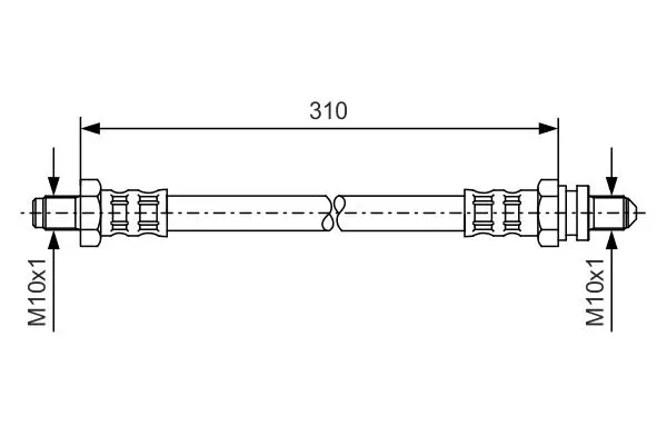 Handler.Part Brake hose Bosch 1987476407 1