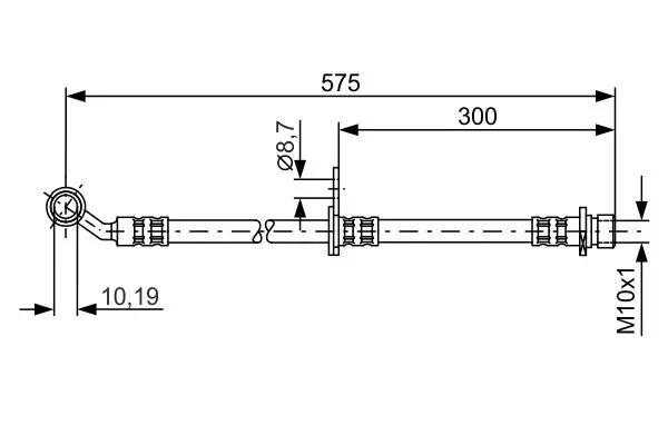 Handler.Part Brake hose Bosch 1987476986 5