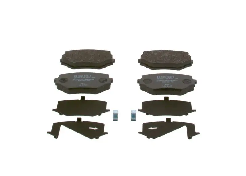 Handler.Part Brake pad set, disc brake Bosch 0986424658 1