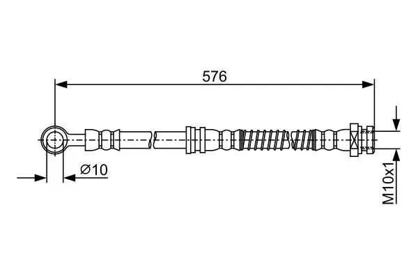 Handler.Part Brake hose Bosch 1987481964 5