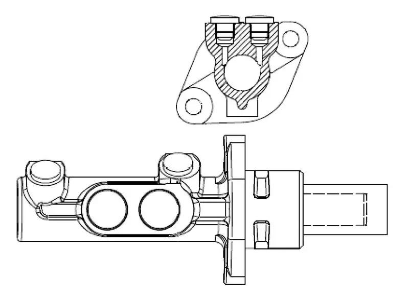 Handler.Part Brake master cylinder Bosch F026003943 5