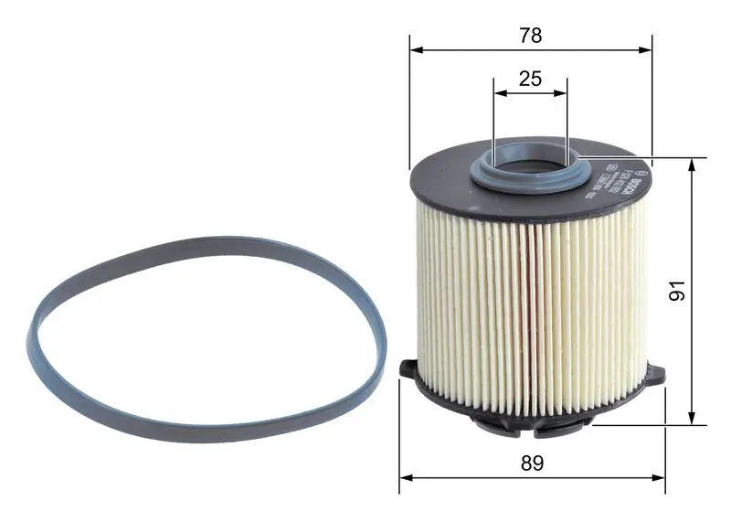 Handler.Part Fuel filter Bosch F026402062 5