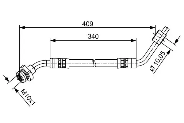 Handler.Part Brake hose Bosch 1987481491 5