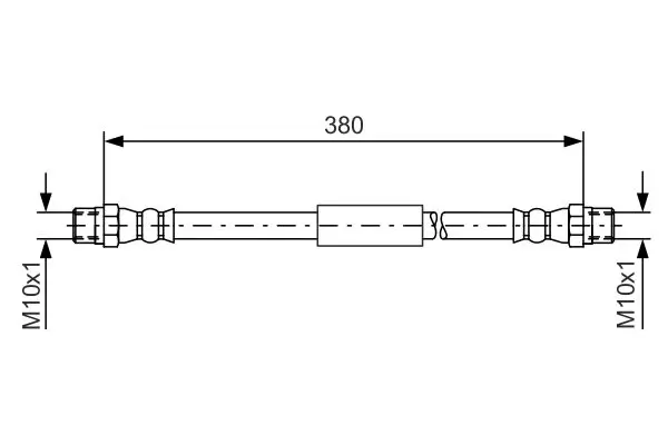 Handler.Part Brake hose Bosch 1987476138 1