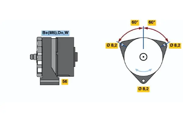 Handler.Part Alternator Bosch 0120489710 3