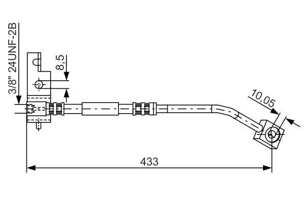 Handler.Part Brake hose Bosch 1987476103 1