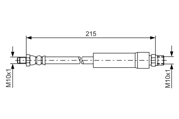 Handler.Part Brake hose Bosch 1987476142 1