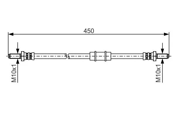 Handler.Part Brake hose Bosch 1987481345 1