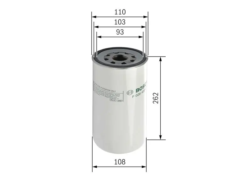 Handler.Part Fuel filter Bosch F026402017 5