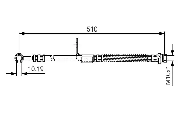 Handler.Part Brake hose Bosch 1987481155 5