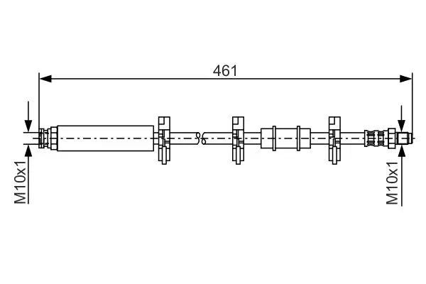 Handler.Part Brake hose Bosch 1987476463 1