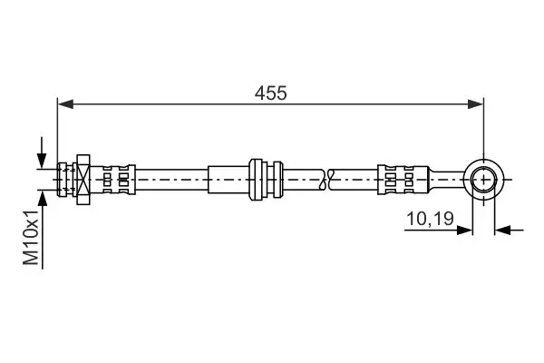 Handler.Part Brake hose Bosch 1987476936 1