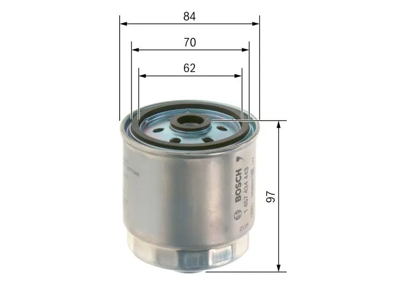 Handler.Part Fuel filter Bosch 1457434443 5