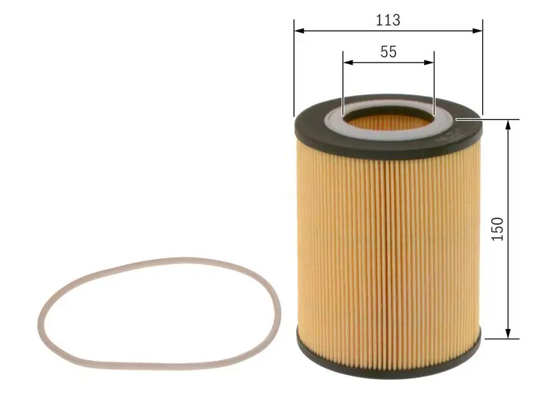 Handler.Part Oil filter Bosch F026407046 5