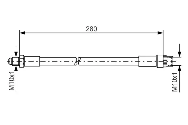 Handler.Part Brake hose Bosch 1987476424 1