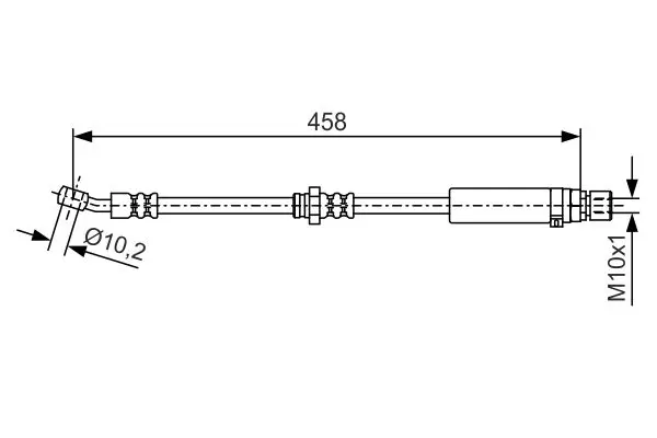 Handler.Part Brake hose Bosch 1987481661 1