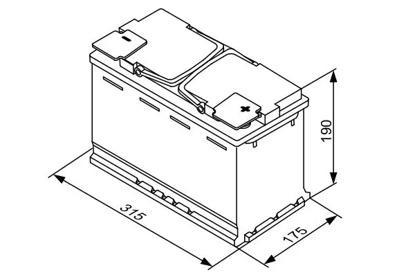 Handler.Part Starter battery Bosch 0092S5A110 6