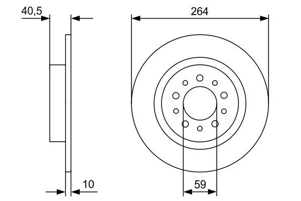 Handler.Part Brake disc Bosch 0986479C98 5