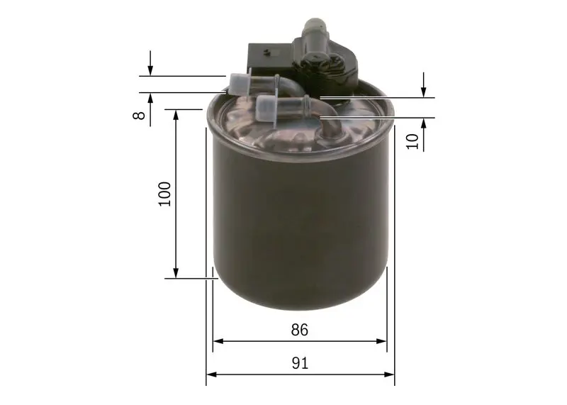 Handler.Part Fuel filter Bosch F026402836 5