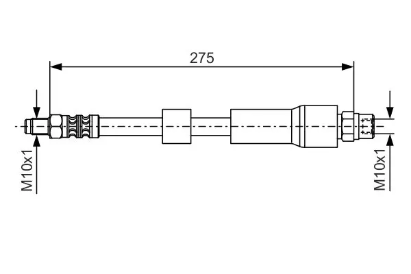 Handler.Part Brake hose Bosch 1987476174 1