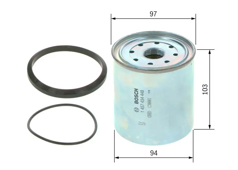 Handler.Part Fuel filter Bosch 1457434448 5