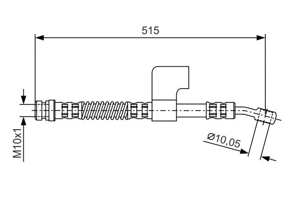 Handler.Part Brake hose Bosch 1987476898 5