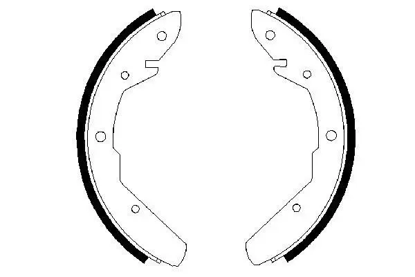 Handler.Part Brake shoe set Bosch 0986487535 1