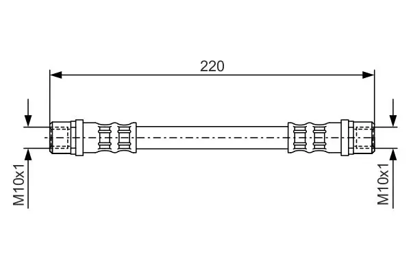 Handler.Part Brake hose Bosch 1987476203 1