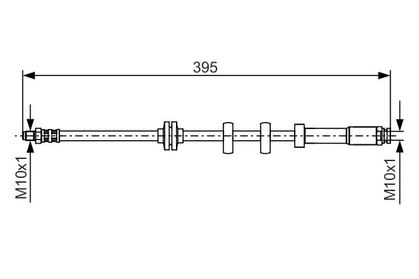 Handler.Part Brake hose Bosch 1987476635 1