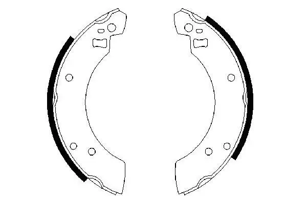 Handler.Part Brake shoe set Bosch 0986487475 1