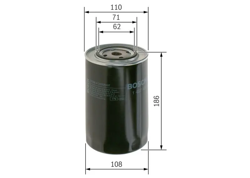 Handler.Part Fuel filter Bosch 1457429681 5