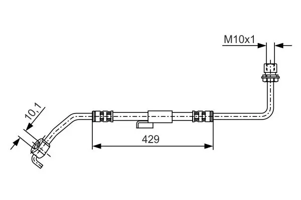 Handler.Part Brake hose Bosch 1987476511 1