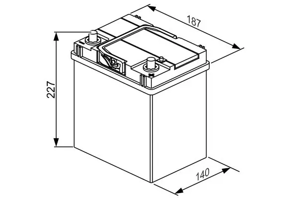 Handler.Part Starter battery Bosch 0092S40180 5