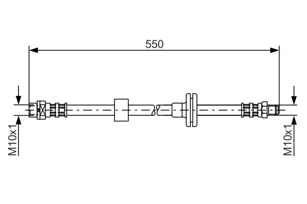 Handler.Part Brake hose Bosch 1987481056 1