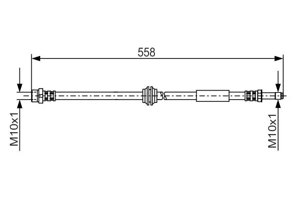 Handler.Part Brake hose Bosch 1987481182 5