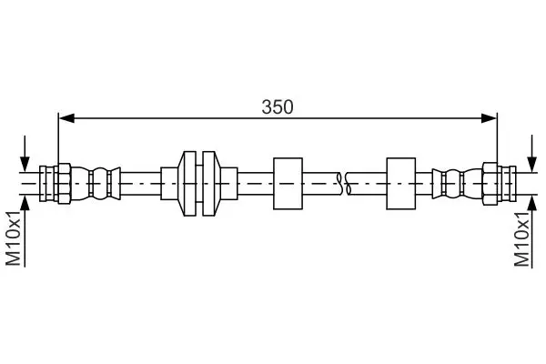 Handler.Part Brake hose Bosch 1987481804 5