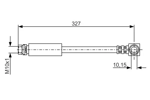 Handler.Part Brake hose Bosch 1987476625 1