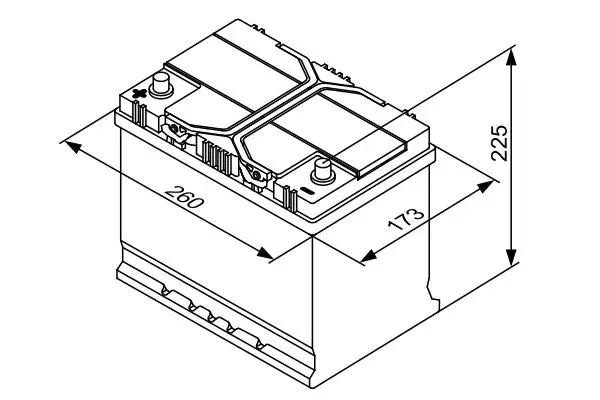 Handler.Part Starter battery Bosch 0092S40270 5