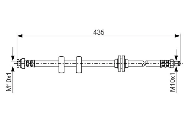 Handler.Part Brake hose Bosch 1987476788 5