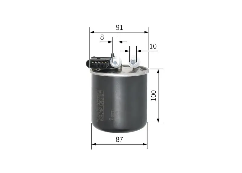 Handler.Part Fuel filter Bosch F026402838 5