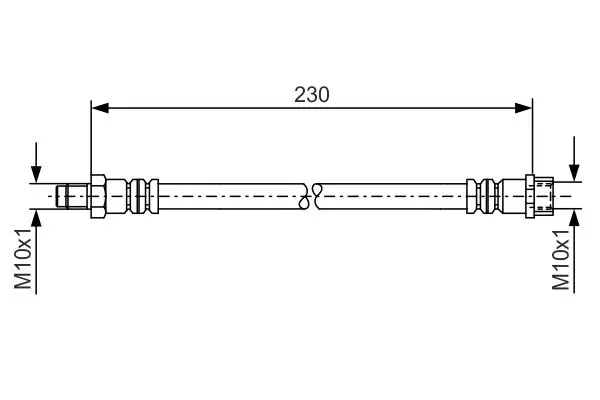 Handler.Part Brake hose Bosch 1987476083 1