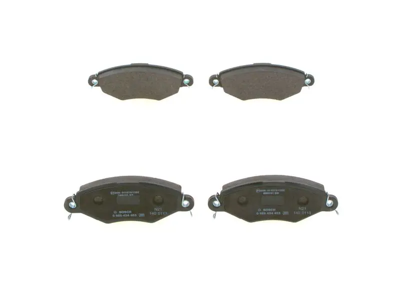 Handler.Part Brake pad set, disc brake Bosch 0986424453 1