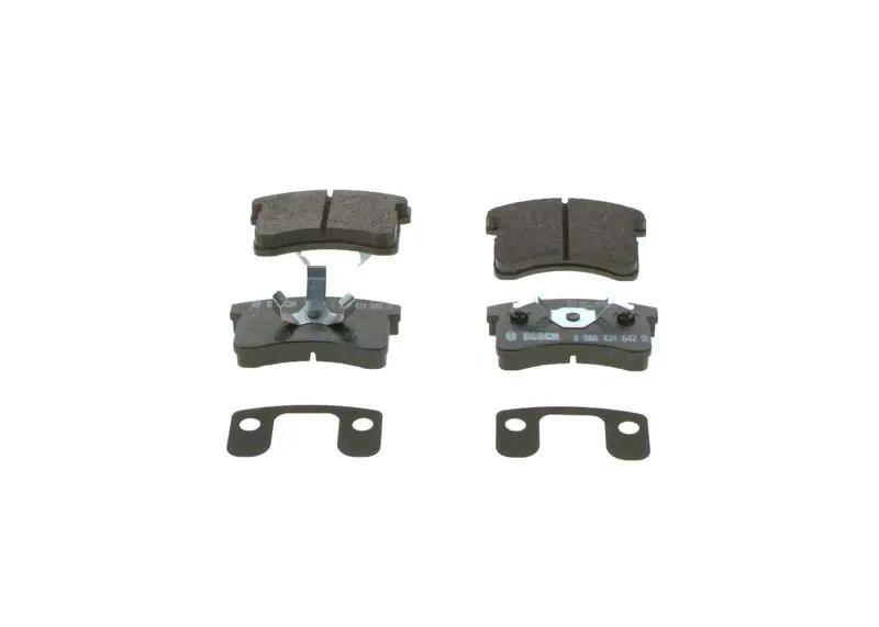 Handler.Part Brake pad set, disc brake Bosch 0986424642 1