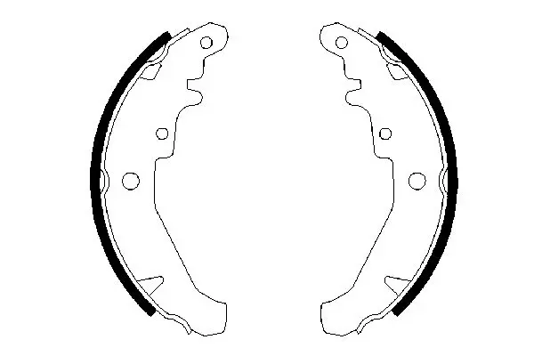 Handler.Part Brake shoe set Bosch 0986487630 1