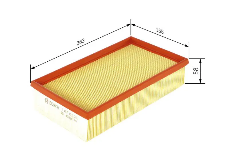 Handler.Part Air filter Bosch 1457433266 5