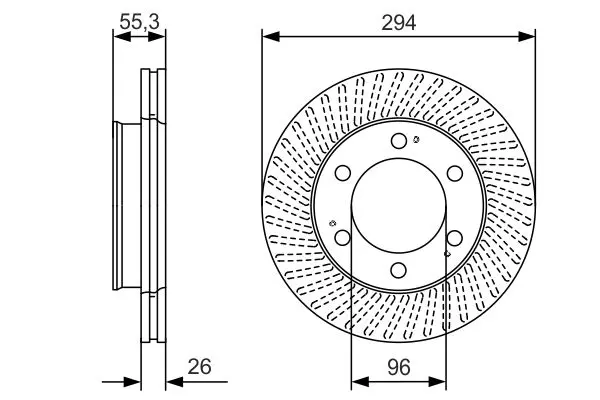 Handler.Part Brake disc Bosch 0986479D33 5