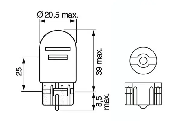 Handler.Part Bulb, tail light Bosch 1987302252 6