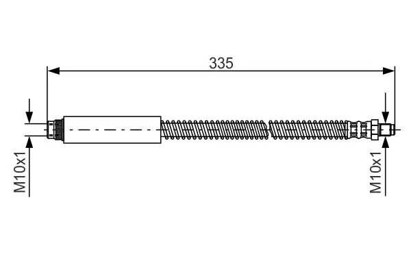 Handler.Part Brake hose Bosch 1987476078 1