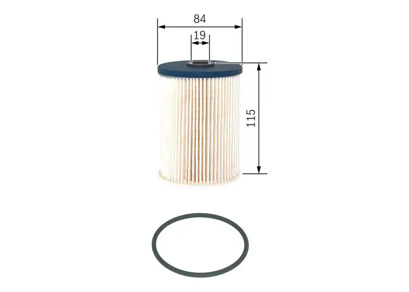 Handler.Part Fuel-filter element Bosch F026402801 5