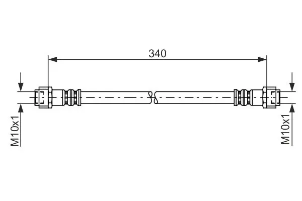 Handler.Part Brake hose Bosch 1987476118 1